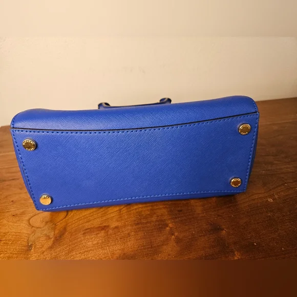 Michael Kors Ciara Satchel Cerulean Blue - Picture 4 of 5